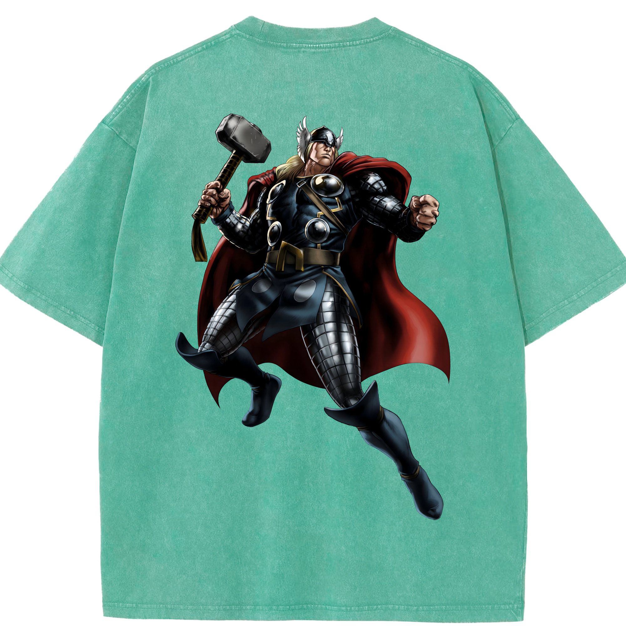 （画像用） アベンジャーズ The Avengers 綿100% ヴィンテージ風 半袖Tシャツ（背面プリント）